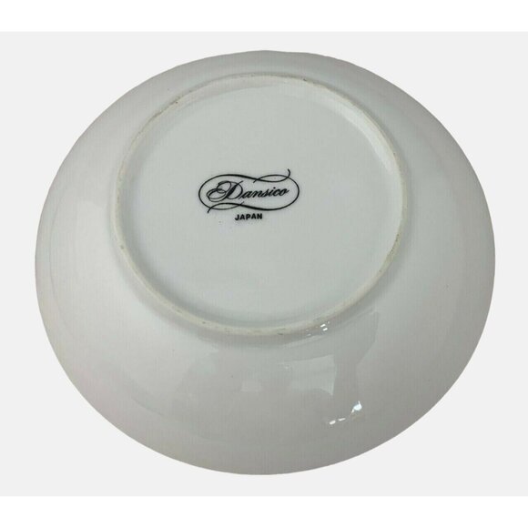 Pair Danisco Japan Teahouse Rose Berry Bowls 5.5" Floral Design - Picture 6 of 9